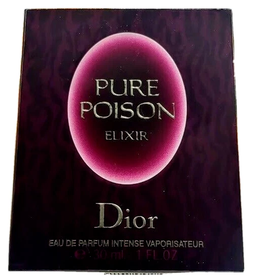 ❤️PURE POISON ELIXIR,CHRISTIAN DIOR,EDP INTENSE, 1oz 30ml. BATCH 6G01,2006