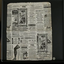 1965 Newsprint Shopping Bag from unspecified Arizona gift shop