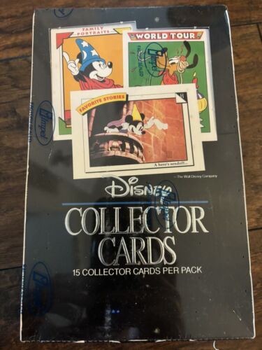 1991 Impel Disney Collector boîte SCELLÉE 36 paquets cartes à collectionner - Photo 1 sur 2