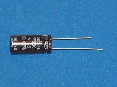 Elko, radial, 1000µF (1000uF) / 25V / 105°C - Samwha - Menge nach Wunsch