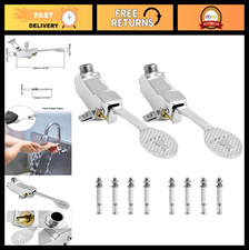 Foot Pedal Valve for Faucet - 2 Pack Touchless Floor Mounted Water Control, Basi