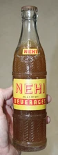 HICKORY NC NEHI SODA BOTTLE 10 OZ ACL PAINTED LABEL SCARCE FULL