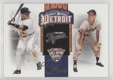 2005 All-Star FanFest Donruss Playoff Ivan Rodriguez Al Kaline #8 HOF 0aa