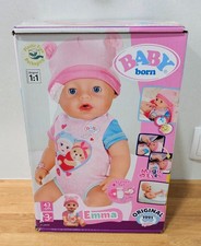 BABY born Emma, Babypuppe mit 10 Funktionen und Accessoires, Kinder ab 3    1841