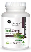 Aliness Tulsi 300 Mg (Heiliges Basilikum) Extrakt 90 Vegane Kapseln