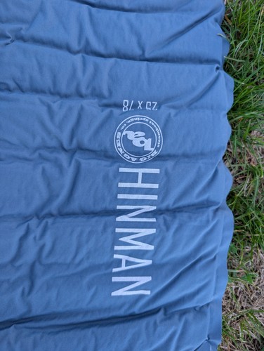 Big Agnes Hinman Sleeping Pad Blue, 25x78 Wide Long