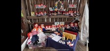 Collection: Raggedy Ann And Andy Collection Of Dolls, Frames, And Decorations