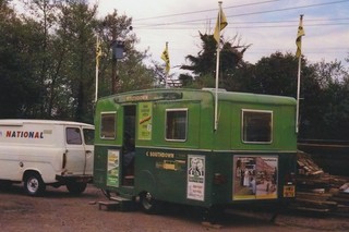COLOUR PHOTO SOUTHDOWN INFORMATION CARAVAN AND VAN