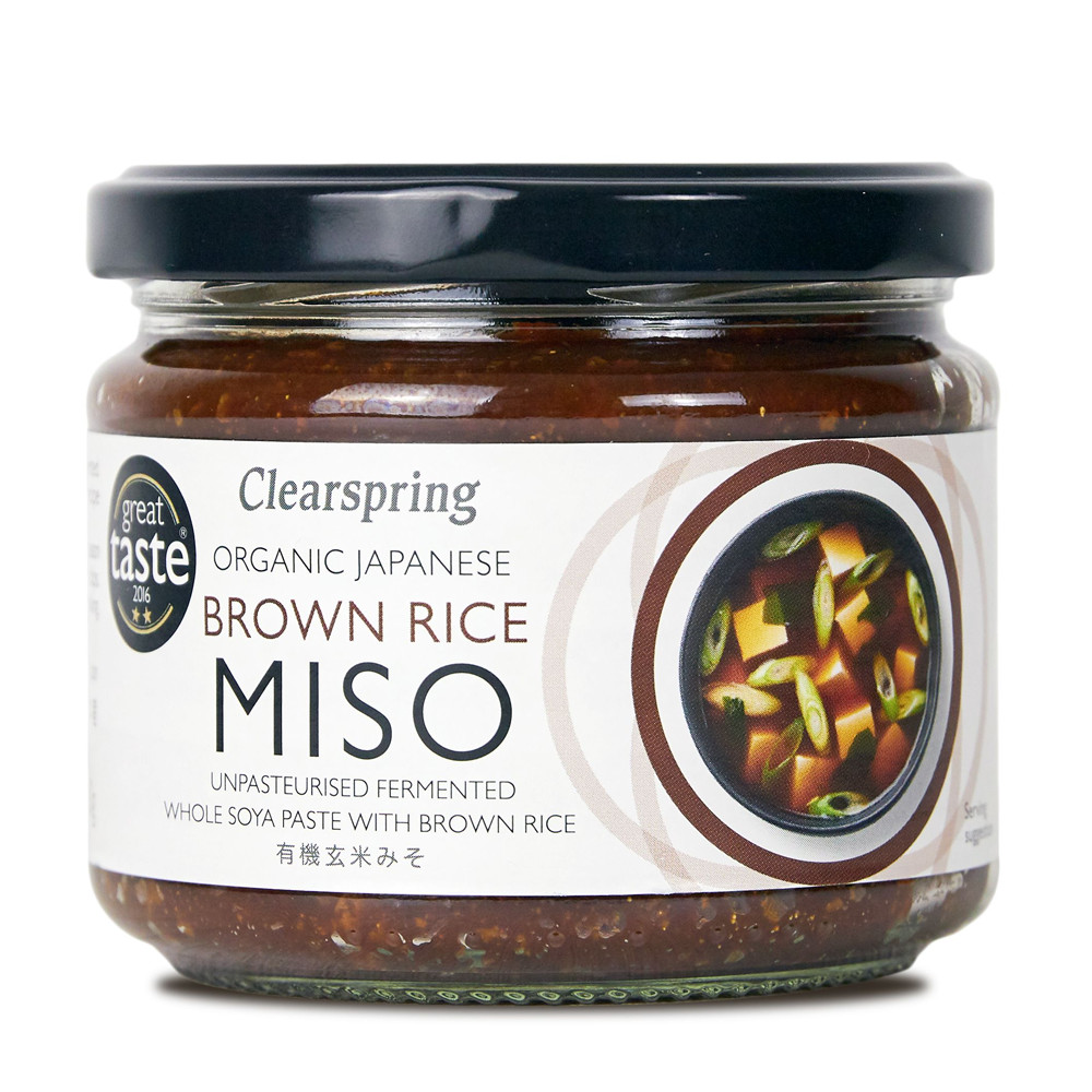 Clearspring Organic Unpasteurised Brown Rice Miso 300g Live Culture