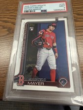 Topps 2025 Update Marcelo Mayer #US105 Golden Mirror Rookie Boston Red Sox
