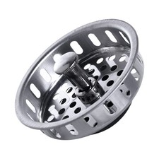 Stainless Steel Kitchen Sink Basket Strainer Replacement for US Standard Drai...