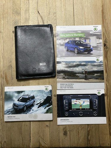 09-13 SKODA YETI OWNERS HANDBOOK MANUAL + NAVI & WALLET Print 2011 Ref17660 - Picture 1 of 20