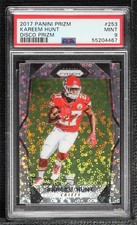 2017 Panini Prizm Rookies Disco Prizm Kareem Hunt #253 PSA 9 MINT 7xr