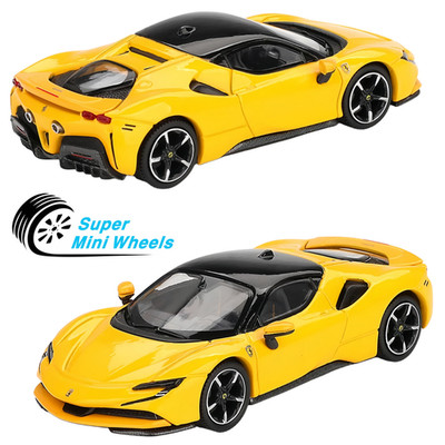 BBR Models 1:64 Ferrari SF90   Giallo Modena Yellow