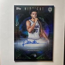 Topps 2025-26 Midnight Noah Penda Rookie Auto – Orlando Magic Midnight Sun