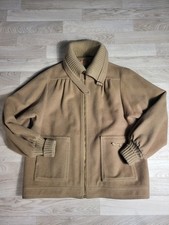 Weill Paris Jacke - Wolle beige / camel - Schalkragen - Vintage Eleganz