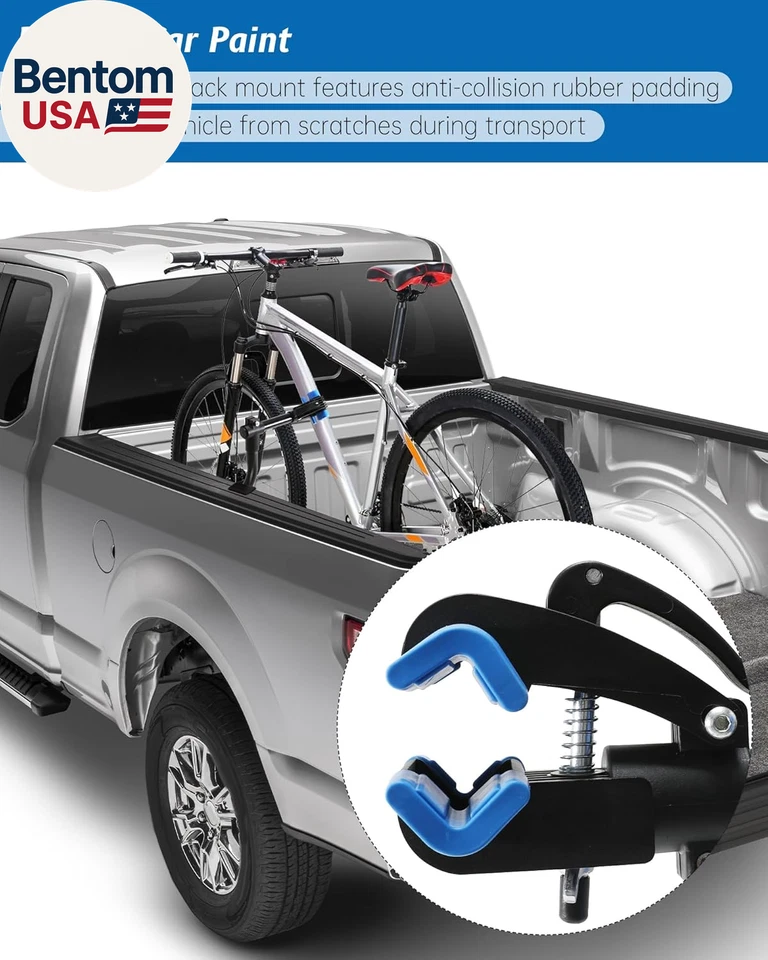 Soporte para bicicleta con cama de camioneta, soporte para bicicleta con cama de camioneta estándar con anti-C Foto 4 de 4