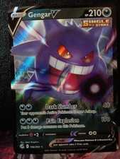 Pokémon Gengar V Fusion Strike Holo Ultra Rare Card 156/264 Pokemon NM on eBay