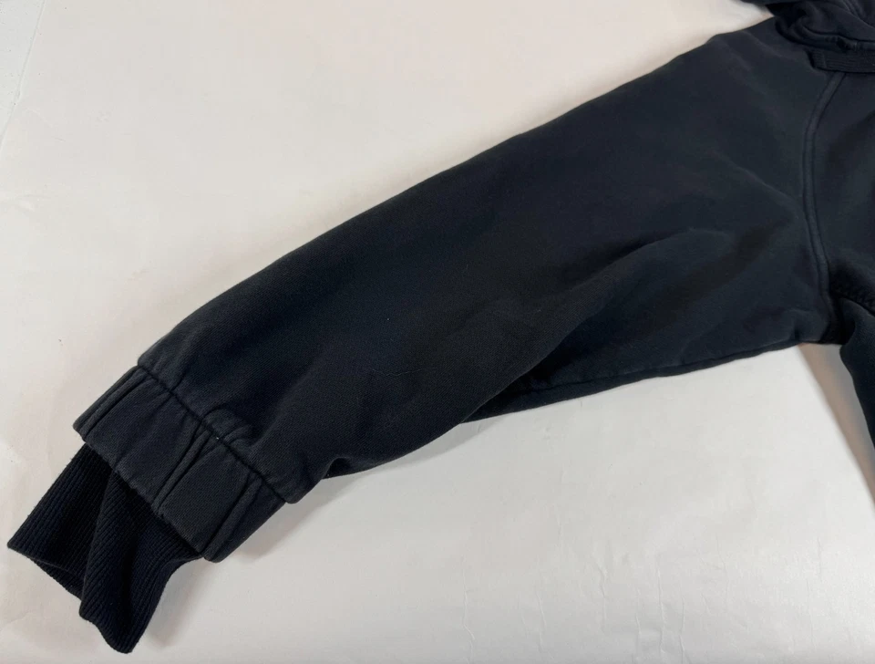 Moletom com capuz Adidas Stella McCartney preto Essentials zíper completo corrida fitness tamanho M - Imagem 4 de 4