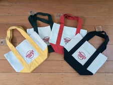 Trader Joe's Holiday Mini Totes Limited Edition, All 4 Colors, New With Tags