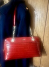 Gorgeous DKNY Red Bryant Shoulder Bag