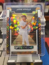 Jaime Arnold - 2025 Leaf Optichrome Baseball Gold Crystals 1/1 Pre Prod. Proof