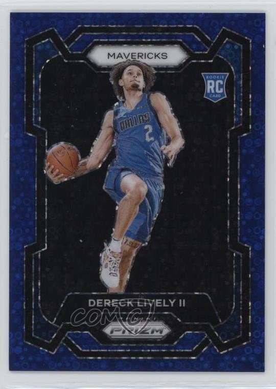 2023-24 Panini Prizm Fast Break Blue Prizm 119/150 Dereck Lively II #163 6m7
