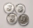 1964 KENNEDY SILVER HALF DOLLARS (90%) - Lot Of 4 (Mostly BU or Better)