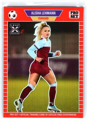 2024 Leaf Pro Set Metal Web Exclusive RC Rookie #/89 Alisha Lehmann