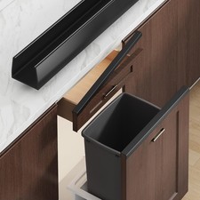 Snugly Fit 18" Length Cabinet Door Protector, 17.72" 2 PCS, Black