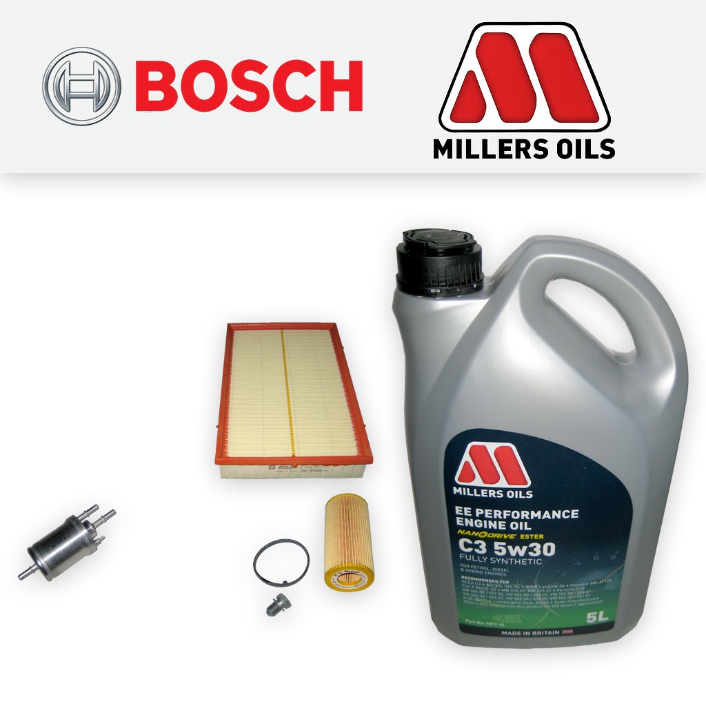 SERVICE KIT for AUDI TT (8J) TTS QUATTRO OIL AIR FUEL FILTERS +OIL (2008-2014)