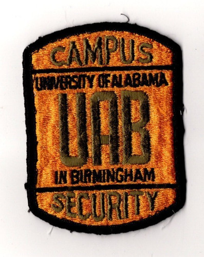 University of Alabama in Birmingham UAB, Campus Security, Used Old Police Patch