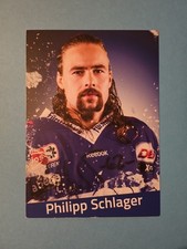 DEL Eishockey Autogrammkarte Schwenninger Wild Wings Philipp Schlager