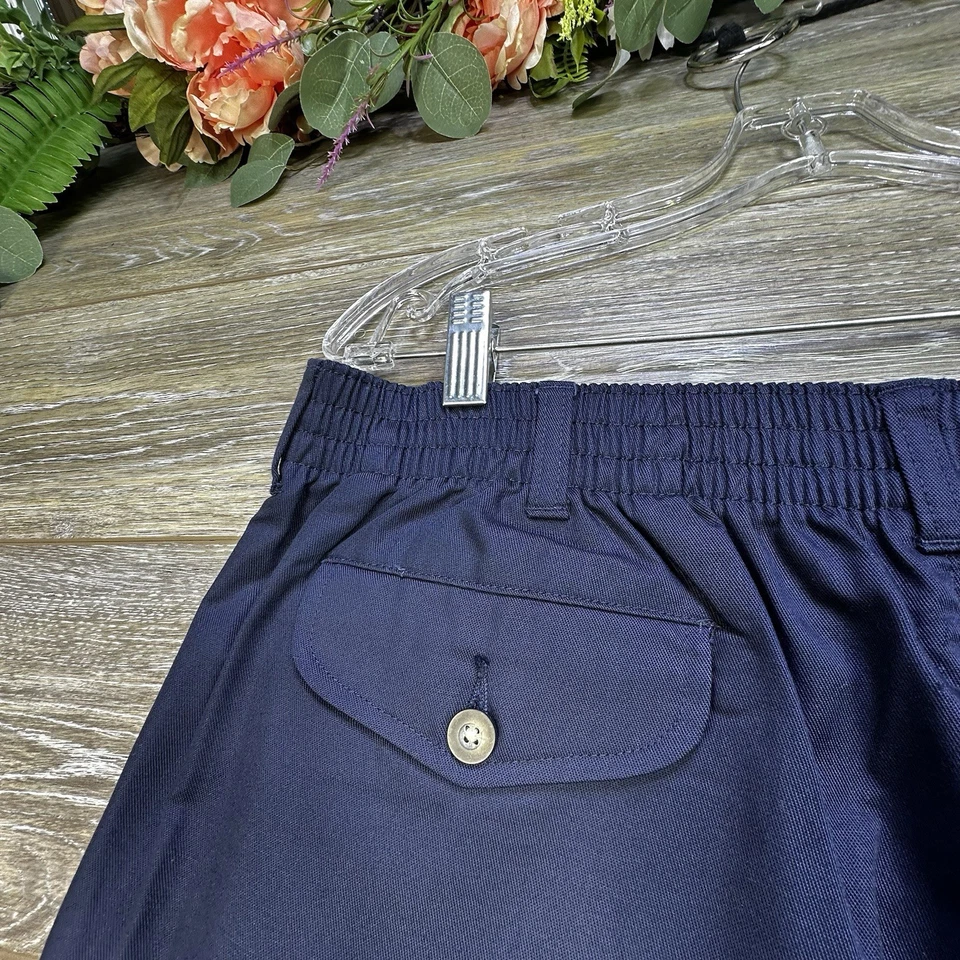 Pantalones Cortos Towncraft Para Hombre Azul Informal Cintura Elástica Talla 40-42 Excelente Foto 4 de 4