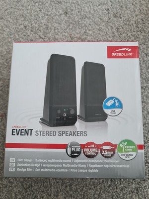 event stereo speakers