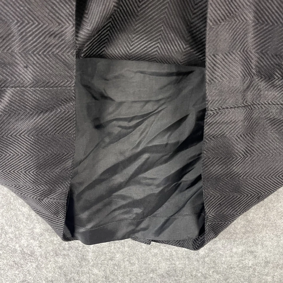 Vestido recto Christian Dior 100 % seda para mujer 16 negro manga corta texturizado Foto 4 de 4