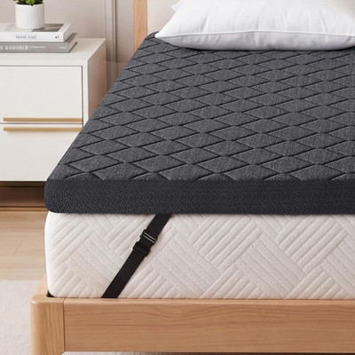 Extra Firm 3'' Mattress Topper, High Density Pressure Relief Pad, Non-Slip 75''x54