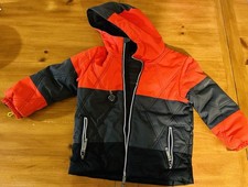 Obermeyer Kids I-Grow Ski Jacket-Child Size 5-Aspen, CO Exended Wear-Red-Black