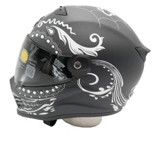 SCORPION EXO COVERT FX HELMET EL MALO WHITE/MATTE BLACK SIZE XL - CFX-1206