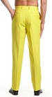 CONCITOR Men's TUXEDO Pants Flat Front BLACK Satin Band Stripe YELLOW Color 30 — photo 5