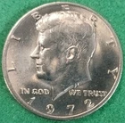 Uncirculated 1972 Kennedy Half Dollar - Philadelphia Mint