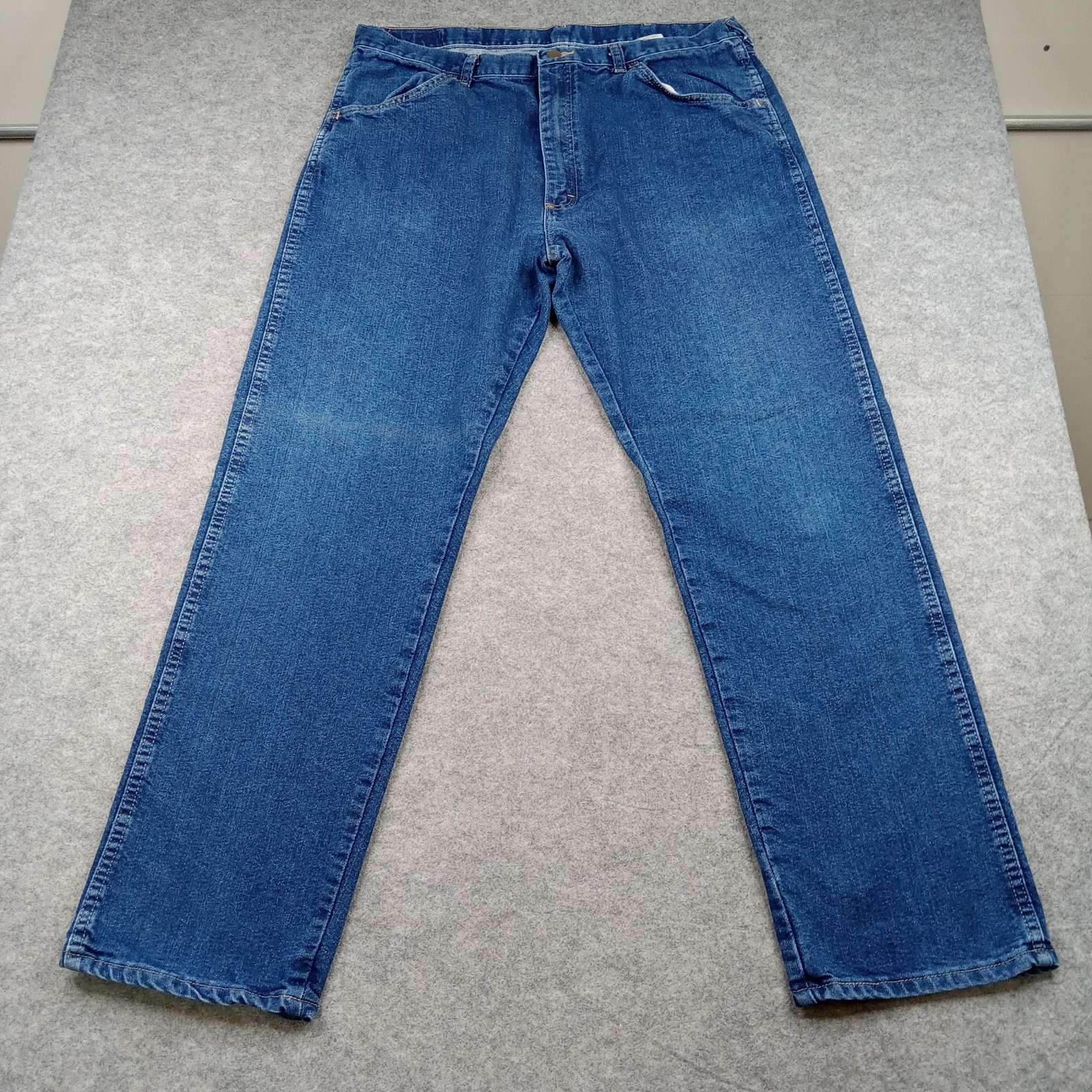 S 38x32 Blue Regular Fit Denim 5 Pocket Straight Leg 85900dw