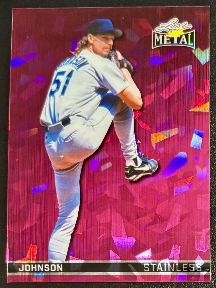 Leaf Randy Johnson Baseball Serial Numbered Sports Trading Cards