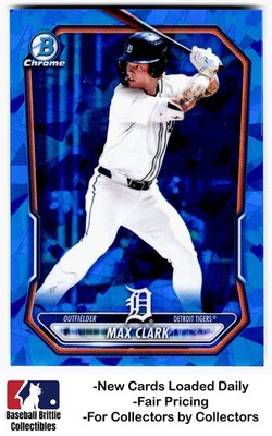 2026 Bowman Sapphire Edition #BCP-2 Max Clark RC Rookie Detroit Tigers