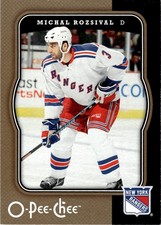 2007-08 O-Pee-Chee Michal Rozsival New York Rangers #321