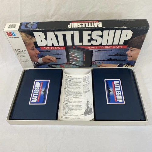 Complete Vintage 1990 Milton Bradley Battleship Naval Strategy Board Game