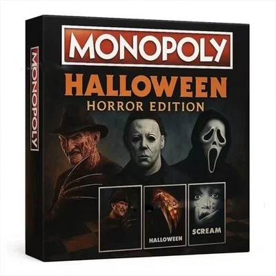 Monopoly Halloween Horror Icons – Slashers Edition Xmas Gift UK