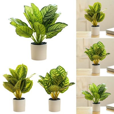 K  nstliche gr  ne Pflanze im Topf lebendige Dekoration f  r Gartenpartys |  eBay.de