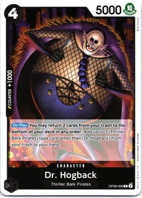 Dr. Hogback OP06-090 Wings of the Captain - English R NM Foil