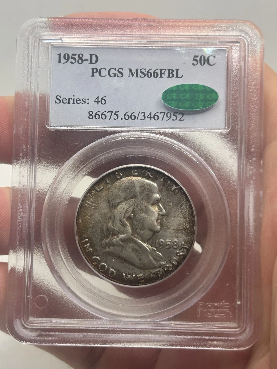 MS 66 Graded Franklin Half Dollars 1948-1963 for sale | eBay